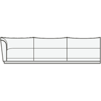 Модульный элемент дивана Dover (правый)