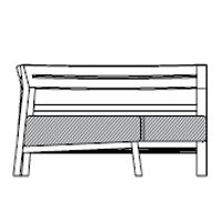 Модуль дивана Costes 
