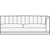 Модульный элемент дивана South Loop (левый)