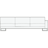 Модульный элемент дивана Tribeca (левый)