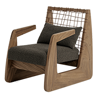 Кресло E1340 темное