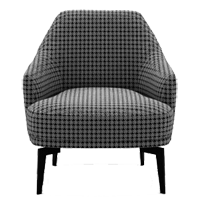 Кресло с низкой спинкой Sette 