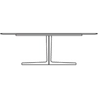Журнальный (кофейный) столик Split Low