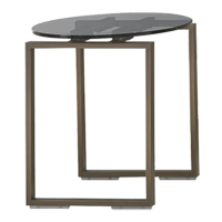 Приставной журнальный (кофейный) столик Kubico Round